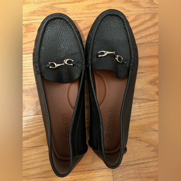 Coach Shoes Coach Womens Marley Leather Driver Driving Style Loafer